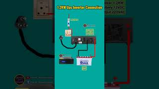 Animation of UPS Inverter Connection and installation #funoftechnologies #inverterconnection