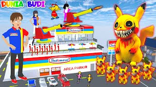 Yuta Mio Buat Markas Indomaret Tingkat Ada Senjata | Panik Diserang Monster Pokemon Pikachu Exe