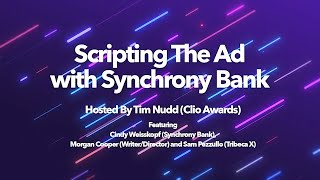 Brand Storytelling Live Streams | Scripting The Ad with Synchrony Bank