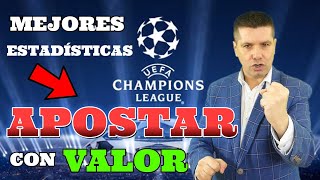 APUESTAS DEPORTIVAS. Mejores Estadísticas para 🤑APOSTAR en 1/8 Final de la ⚽Champions League FÚTBOL