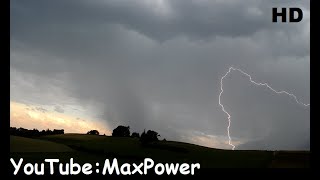 Big Booms after Lightning Strikes [HD]