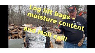 Log Lift bag moisture check and "Wall of Flame" update - #97