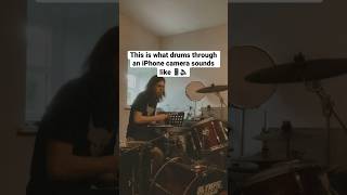 This is what drums through an iPhone camera sounds like