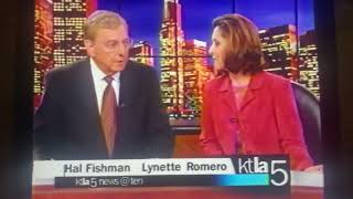 KTLA 5 News at 10pm cold open January 26, 2001