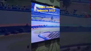 crash moto2 valencia 2023