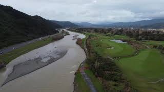 Hutt River - Washed out trail. Swollen after heavy rain.