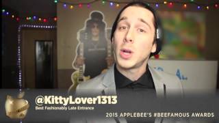 2015 #Applebees #BeeFamous Awards - Best Fashionably Late Entrance