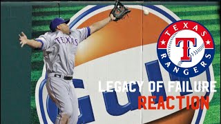 Texas Rangers Fan reacts to - Texas Rangers a Legacy of Failure