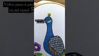 Encuentra en video paso a paso en mi canal #bordadoamano #embroidery #embroiderypatterns #bordados