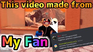 I tried making a video just as my fans suggested!