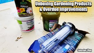 Unboxing Fertilizers I Like And Overdue Cleanup || Saturday Vlog