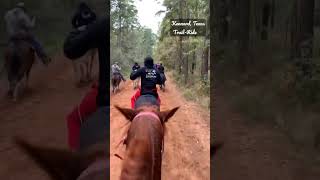 How long or how many miles do you think we rode❓#shorts #trailride #horse #youtube #subscribe #like