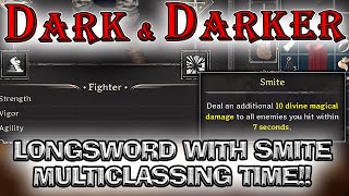 Longsword Smite Paladin's First Battle in Dark and Darker Multiclassing on Test Server