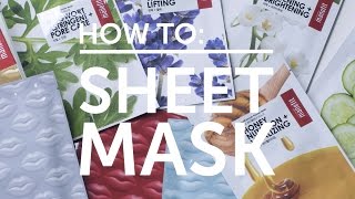 Korean Beauty: How to Sheet Mask