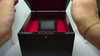 GERALD GENTA  - UNBOXING THE LEATHER PREMIUM WATCH BOX  - THE WATCH BOX AND COMPANY