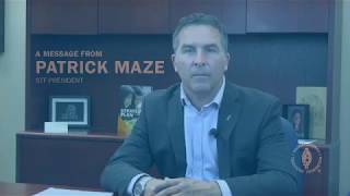 Patrick Maze Year End Message