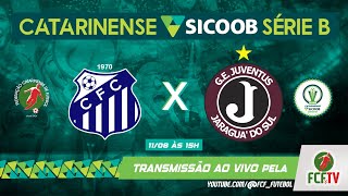 AO VIVO - CARAVAGGIO  X  JUVENTUS - CATARINENSE SICOOB SÉRIE B 2024 - SEMIFINAL