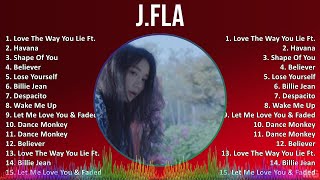 J.Fla 2024 MIX Las Mejores Canciones - Love The Way You Lie Ft. Rihanna, Havana, Shape Of You, B...