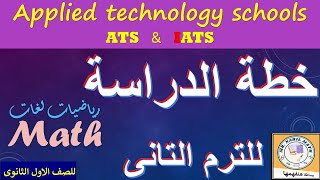 خطة الدراسة للترم الثانى Math