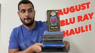 August 2022 | BLU RAY HAUL! Plus a Funko Pop and a Book