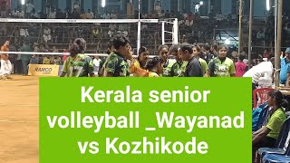 Kerala senior volleyball Wayanad vs Kozhikode set 4