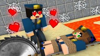 Monster School : SAVE THE POLICE GIRL CHALLENGE - Minecraft Animation