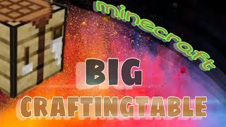 building a Big craftingtable in minecraft😲