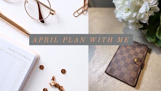 PLAN WITH ME APRIL-Small Agenda