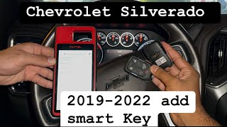 Autel km100 2019-2022 How To Program A Chevrolet Silverado Smart Key Remote Fob