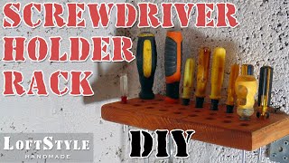 Держатель для отверток своими руками / [DIY] Screwdriver holder rack