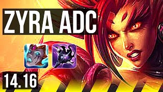 ZYRA & Taric vs MISS FORTUNE & Milio (ADC) | 72% winrate, 5/1/8 | EUW Grandmaster | 14.16