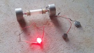 Motor Generator homemade easy Fake/Real electric generator||Electricity generator/two motor energy