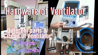 Hardware of Mechanical Ventilator✅️ Parts & circuit of Vent