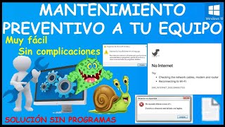 ✅ MANTENIMIENTO PREVENTIVO para PC / LAPTOP | EVITA ICONOS EN BLANCO | PASOS SENCILLOS SIN PROGRAMAS