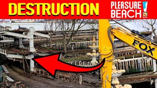 HUGE Grand Prix DESTRUCTION PROGRESS - Blackpool Pleasure Beach