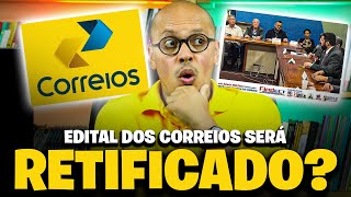 NOVO EDITAL CONCURSO CORREIOS 2024 PODE SER RETIFICADO?