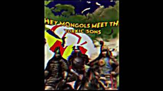 Hey Mongols Meet The Turkic Sons #shorts #viral #conflict #education #history #short #popular #islam