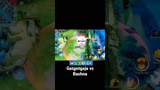 Mobile Legends Gatgotgaja vs Bashna /shorts mobb/bang bang