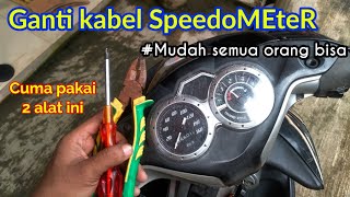 Cara ganti pasang kabel speedometer