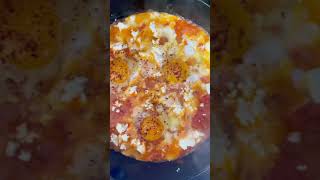 Shakshuka| fried tomatoes with eggs