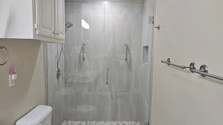 Tub conversion to walk in shower