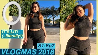 VLOGMAS DAY 7 | OOTD, THE BEST Ringlight for Youtube & Meet My Boyfriend's Mom!