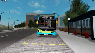 Apsley Bus Sim | Route Q1 | Roblox