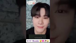 One year ago Moonbin last live🥹 It's painful memory 😭🥀 2023.04.19 #astro #moonbin