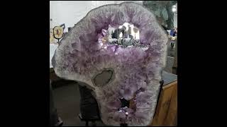 Huge assortment of amethyst crystals from the 2022 Tucson gem and mineral show. #healing