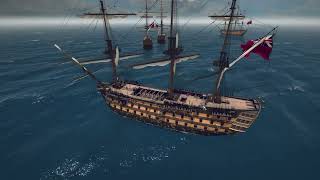 4v4 British vs. Spanish Custom Battle in Ultimate Admiral: Age of Sail!!!