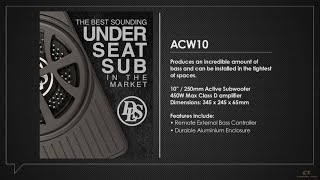 DLS ACW10 - The Best Sounding Car Under-Seat Sub In The World