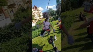 Little #Therian on a #Swing 🐺🎡 #Furry #Tails #nature #Quadrobics #Cottbus #Stadtfest 2024