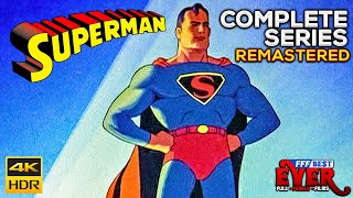 THE COMPLETE ORIGINAL SUPERMAN TOONS - REMASTERED 4K HDR | Golden Age Fleisher Series