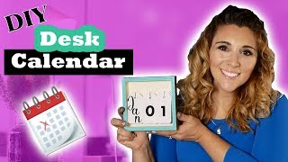 DIY Desk Calendar | Dollar Tree Crafts | New Year's | Episode 52